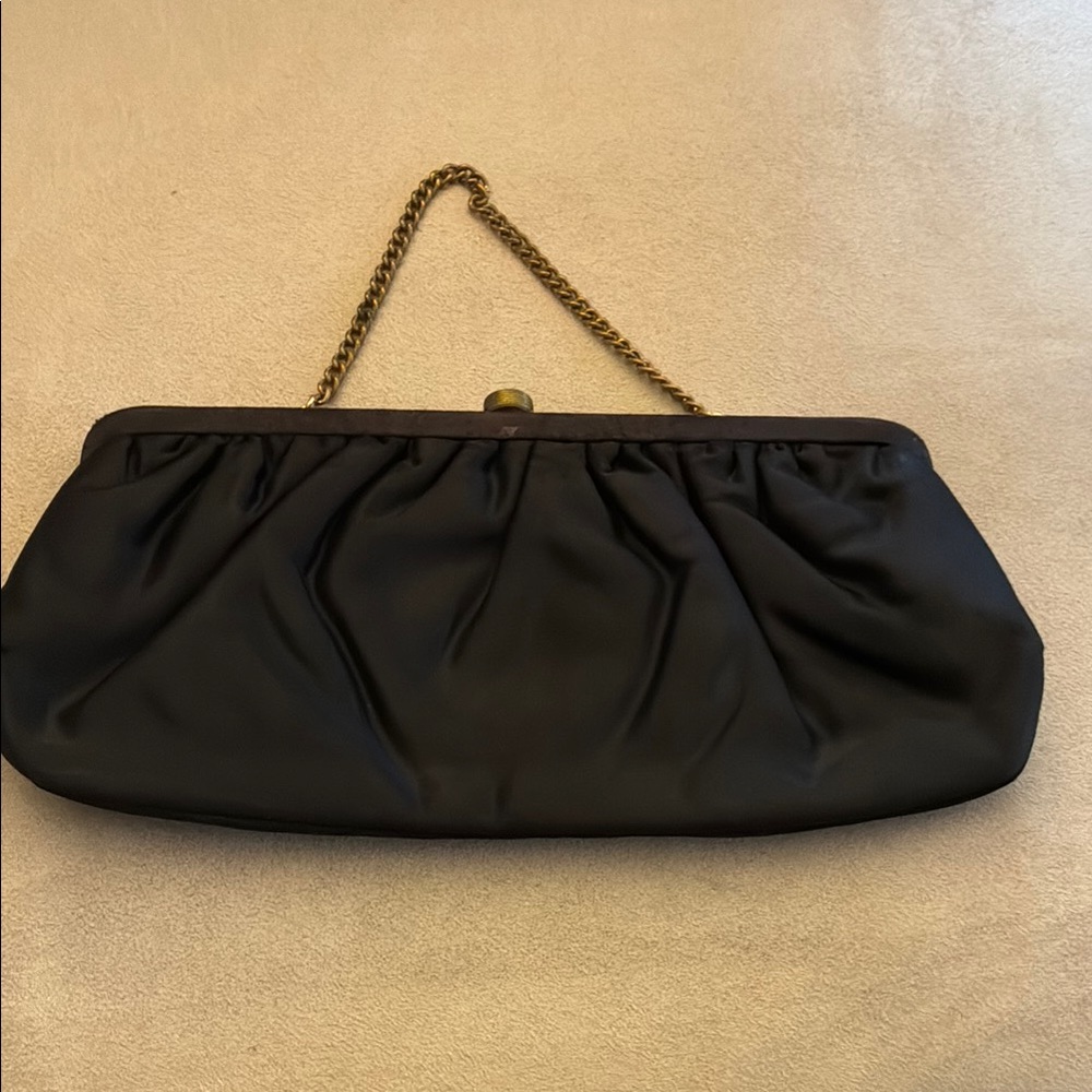 Vintage Black Evening Clutch